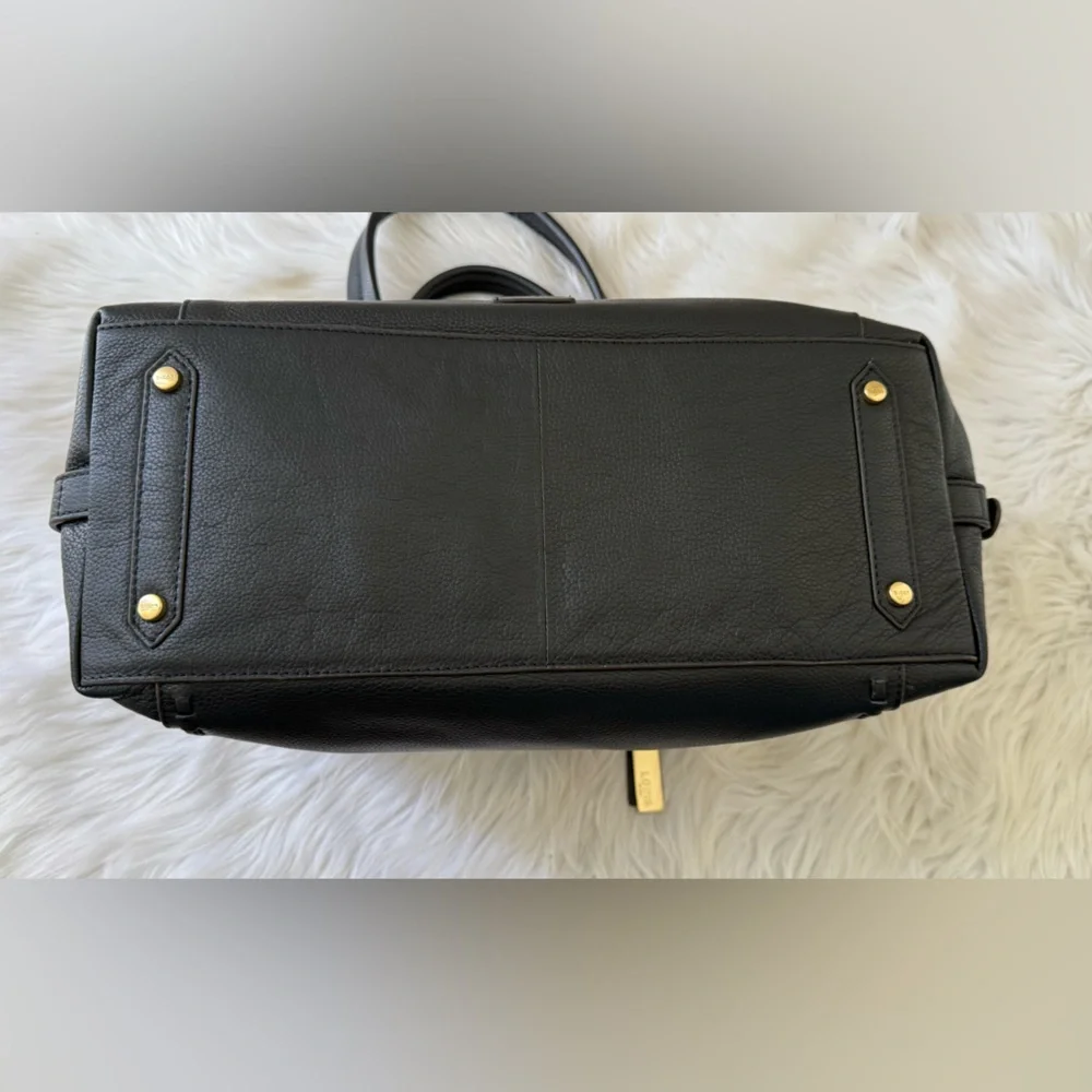 Lodis San Tropez Leather Handbag with Gold Hardware + Wallet - Picture 9 of 16